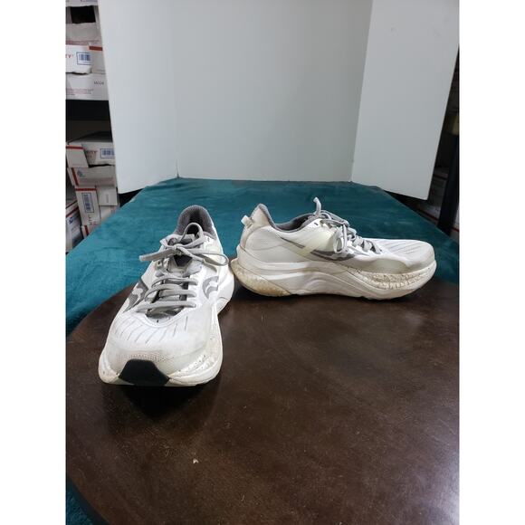 Saucony Tempus Shoes Size 8.5 Womens Green Running Marathon Gym Training s10720 - Picture 1 of 12
